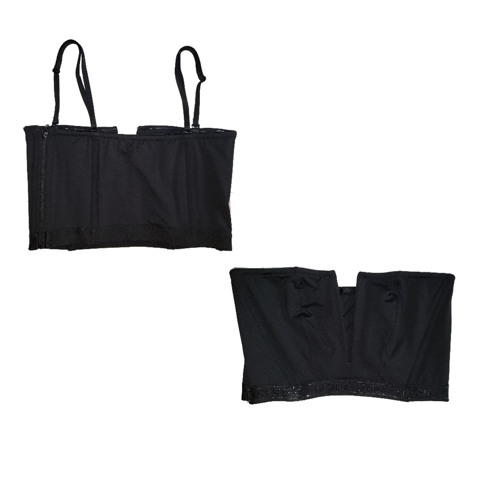 Victoria's Secret black strapless bra